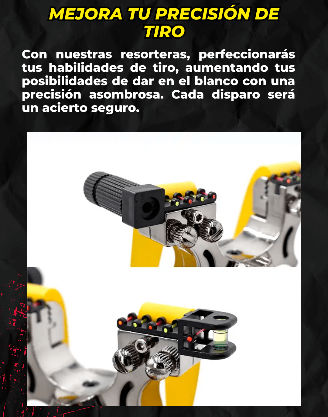 RESORTERA PROFESIONAL CON LÁSER Y NÍVEL